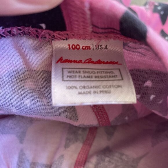 Hanna Andersson Organic Pajama Pants Cats Size 100 - Picture 3 of 4